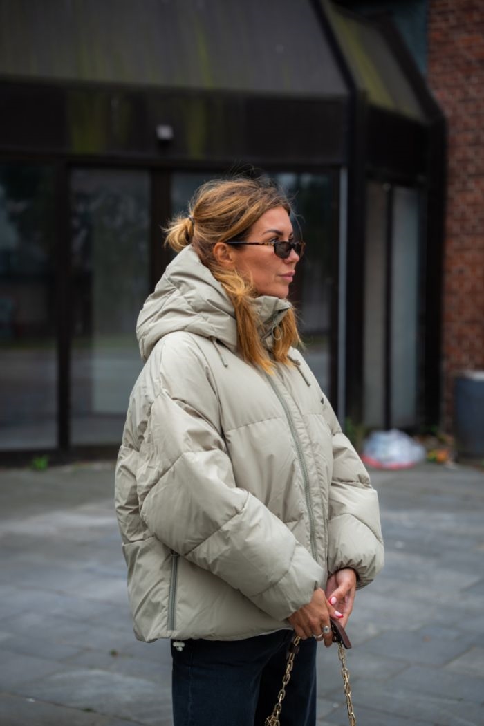Embassy of Bricks and Locks - Zonza Puffer Jacket - Pale Olive